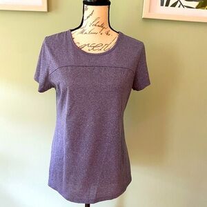 Women's Danskin Semi-fitted Short Sleeve Top Size Large